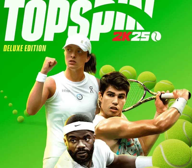 Okładka gry TopSpin 2K25 Deluxe Edition STEAM KLUCZ