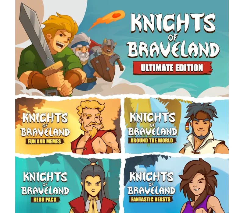 Okładka gry KNIGHTS OF BRAVELAND ULTIMATE EDITION Xbox One & Series X/S