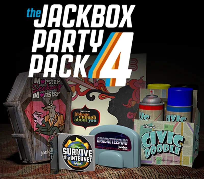 Okładka gry The Jackbox Party Pack 4 STEAM KLUCZ