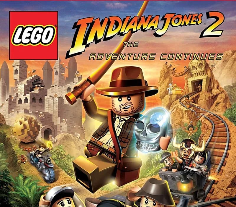 Okładka gry LEGO Indiana Jones 2: The Adventure Continues STEAM KLUCZ