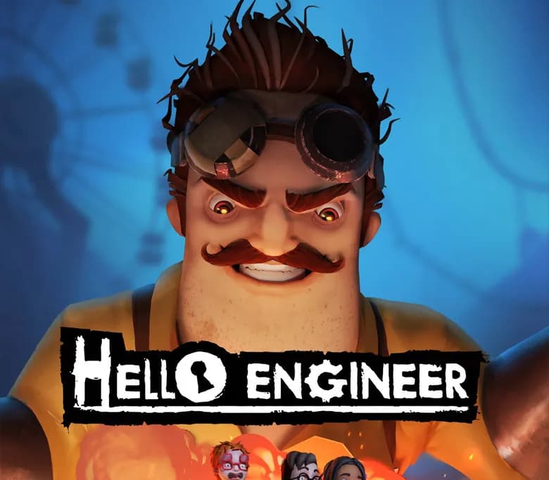 Okładka gry HELLO ENGINEER SCRAP MACHINES CONSTRUCTOR Steam