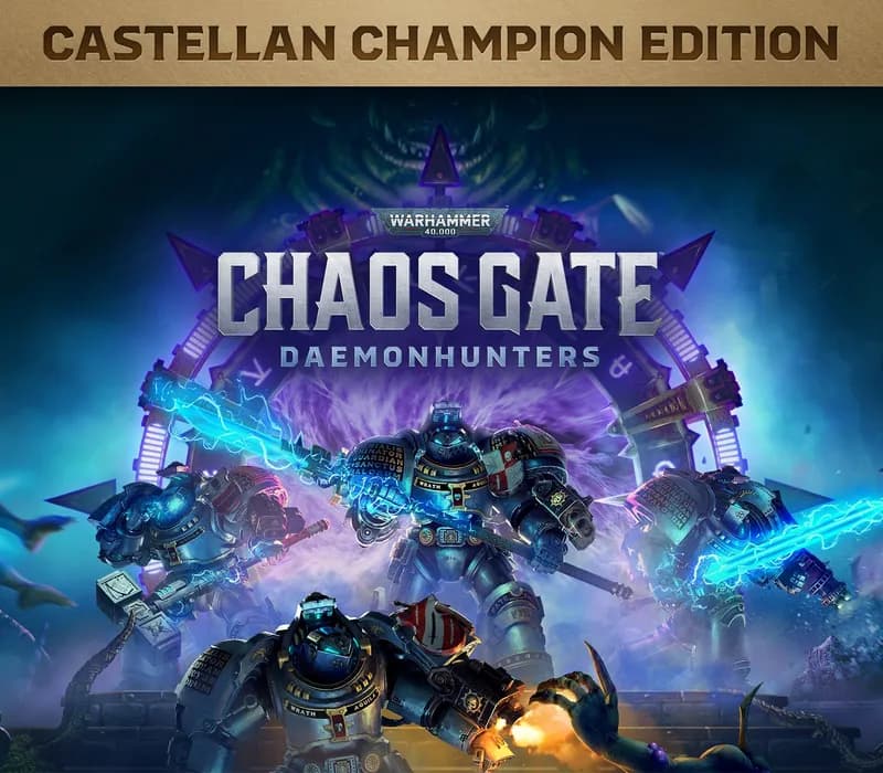 Okładka gry Warhammer 40,000: Chaos Gate - Daemonhunters Castellan Champion Edition
