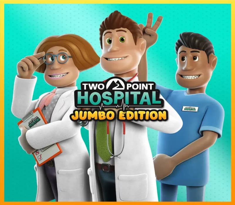 Okładka gry TWO POINT HOSPITAL JUMBO EDITION Xbox One & Series X/S