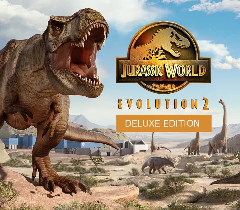 Okładka gry JURASSIC WORLD EVOLUTION 2 DELUXE UPGRADE PACK DLC Steam