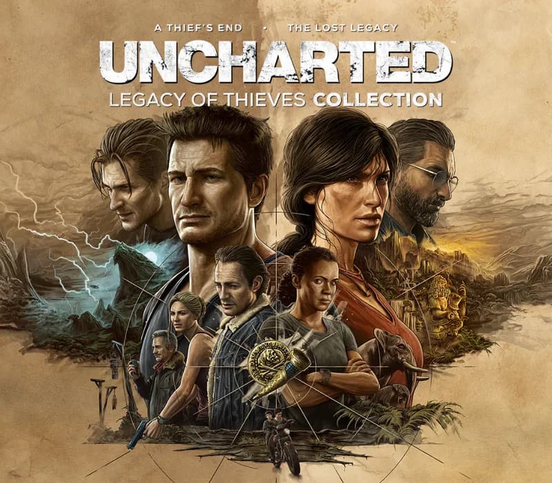 Okładka gry UNCHARTED LEGACY OF THIEVES COLLECTION Steam