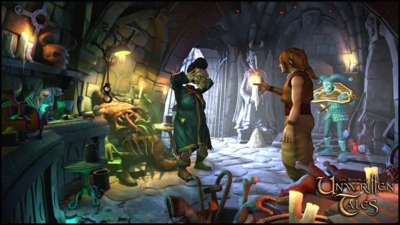 The Book of Unwritten Tales — zrzut ekranu 2