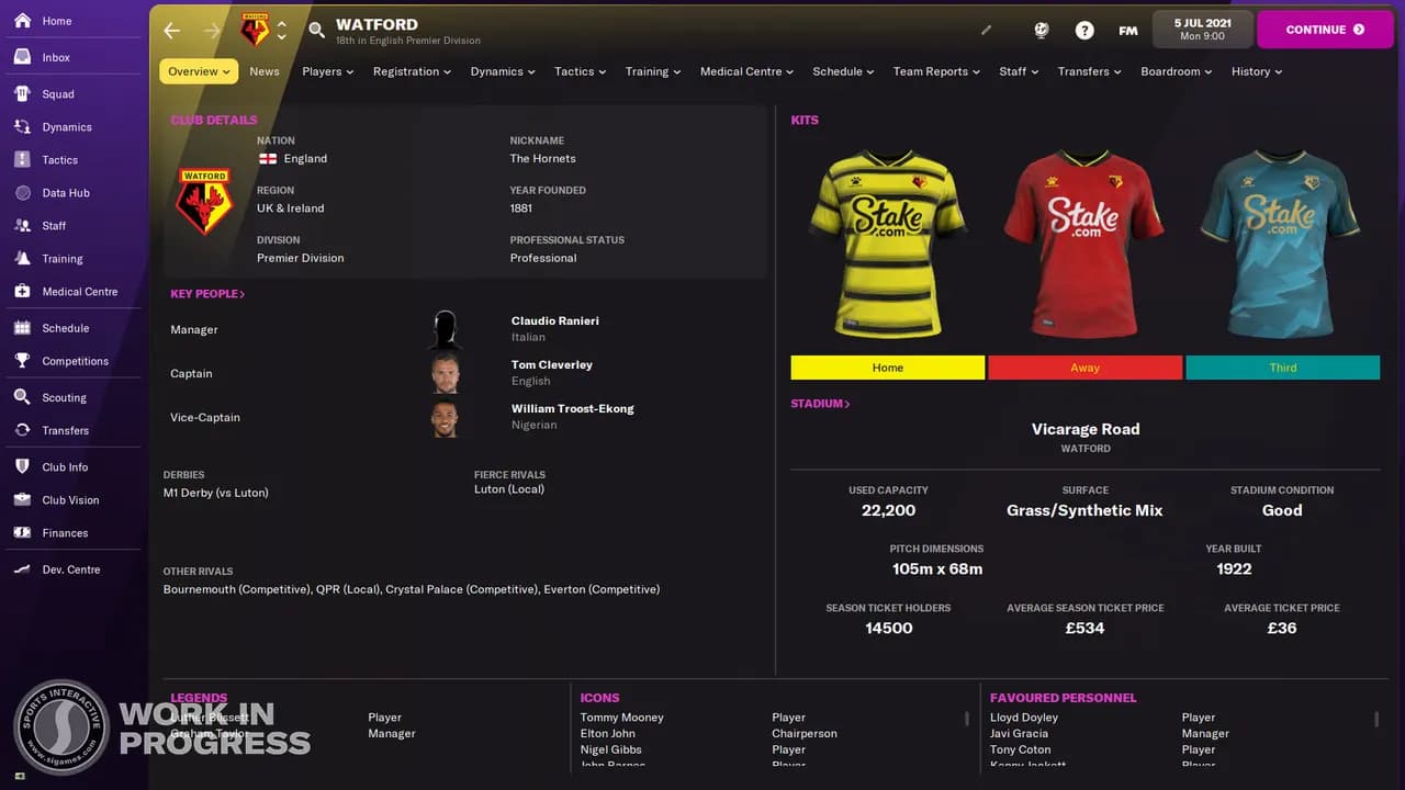 Football Manager 2022 — zrzut ekranu 1 z 6