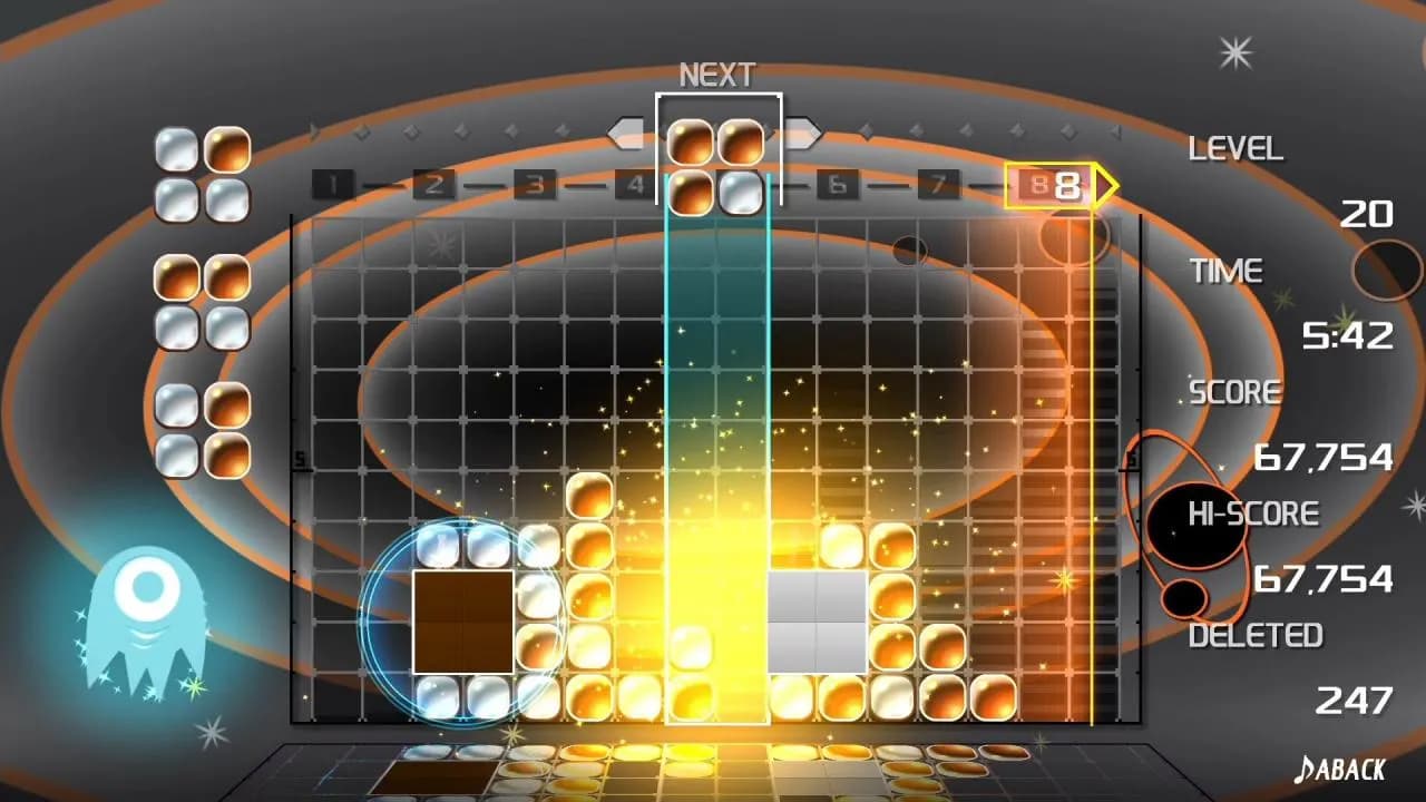 LUMINES REMASTERED — zrzut ekranu 6