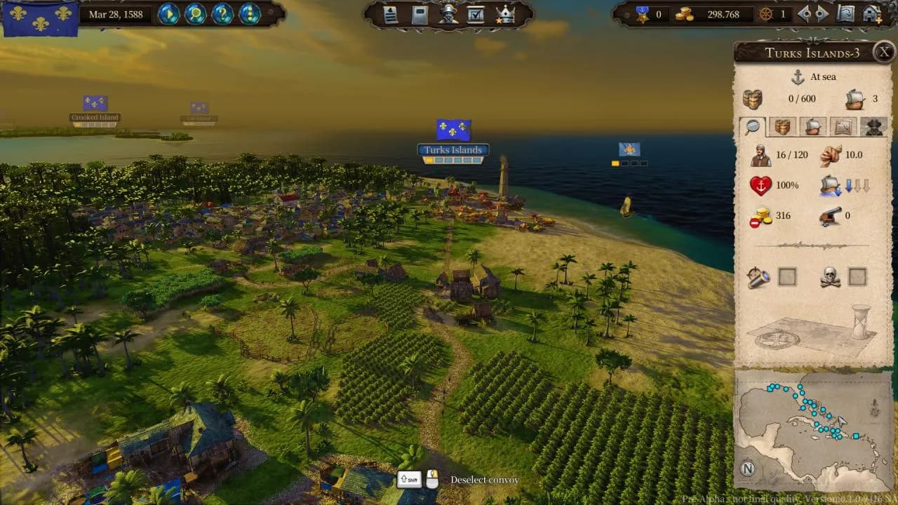 PORT ROYALE 4 EXTENDED EDITION Xbox One & Series X/S — zrzut ekranu 1 z 6