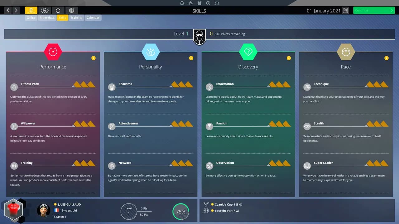 PRO CYCLING MANAGER 2021 Steam — zrzut ekranu 3