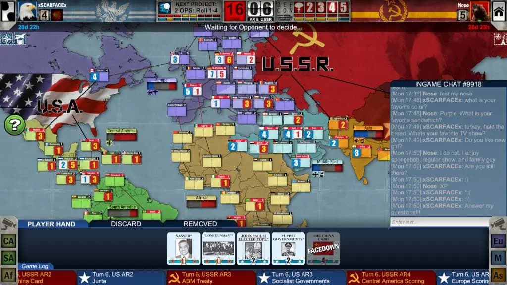 TWILIGHT STRUGGLE Steam — zrzut ekranu 5