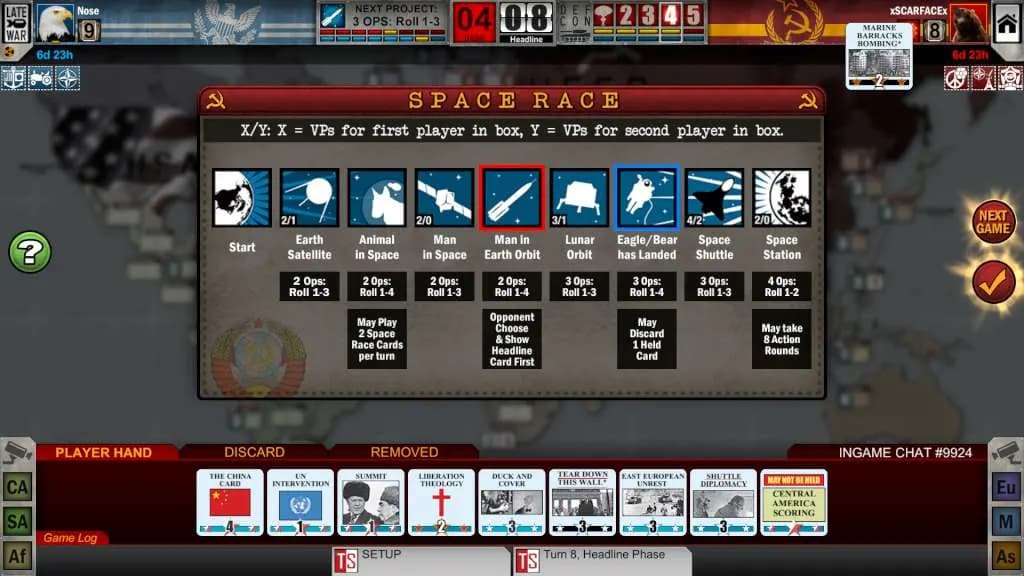 TWILIGHT STRUGGLE Steam — zrzut ekranu 4