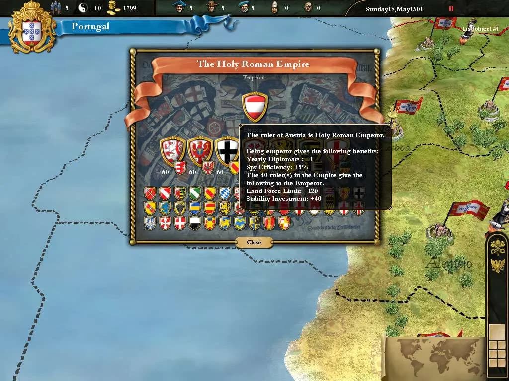 EUROPA UNIVERSALIS III 3 COMPLETE Steam — zrzut ekranu 2