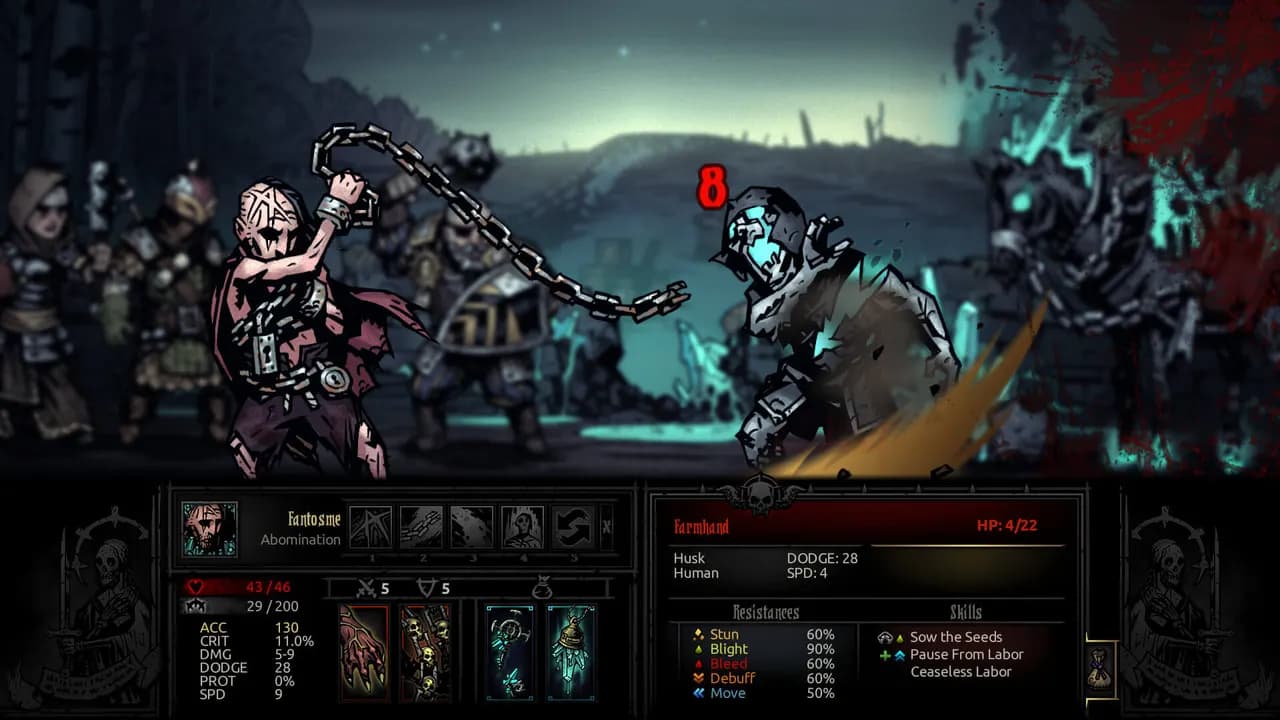 DARKEST DUNGEON THE COLOR OF MADNESS Steam — zrzut ekranu 6