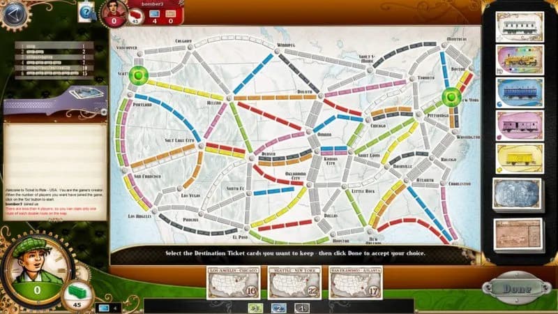 Ticket to Ride: Classic Edition STEAM KLUCZ — zrzut ekranu 3