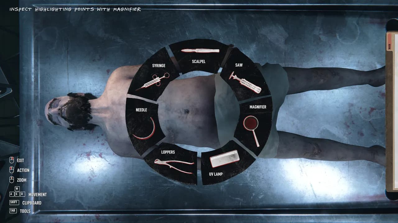 AUTOPSY SIMULATOR Steam — zrzut ekranu 5