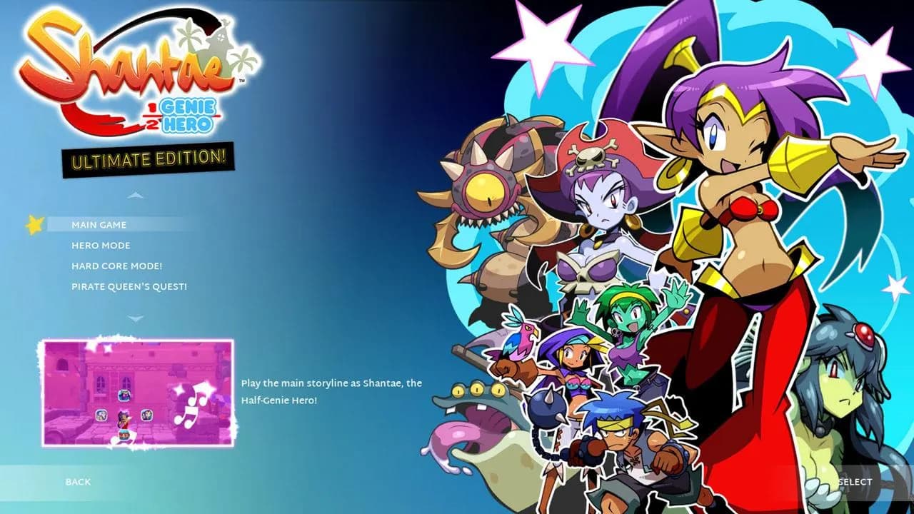 Shantae: Half-Genie Hero Ultimate Edition STEAM KLUCZ — zrzut ekranu 1 z 6