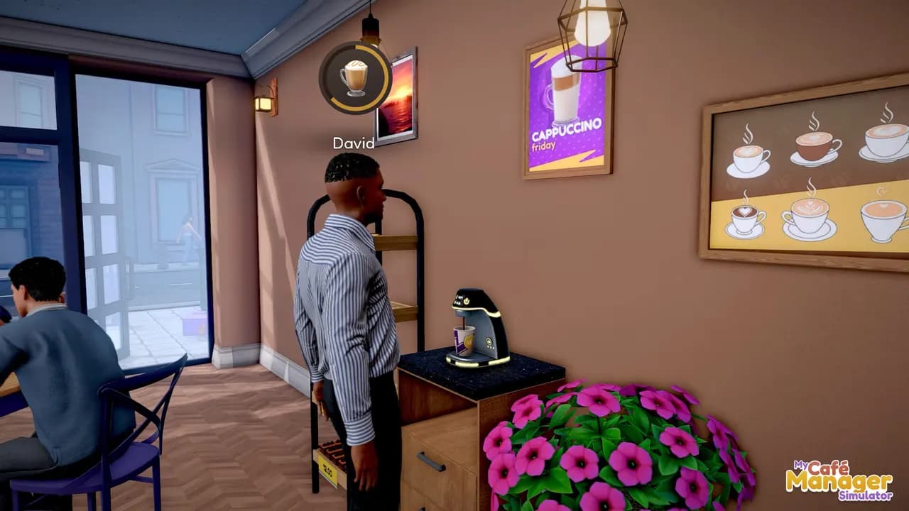 Café Manager Simulator — zrzut ekranu 1 z 6