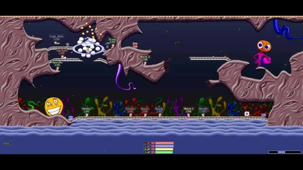 Worms Armageddon STEAM KLUCZ — zrzut ekranu 1 z 6