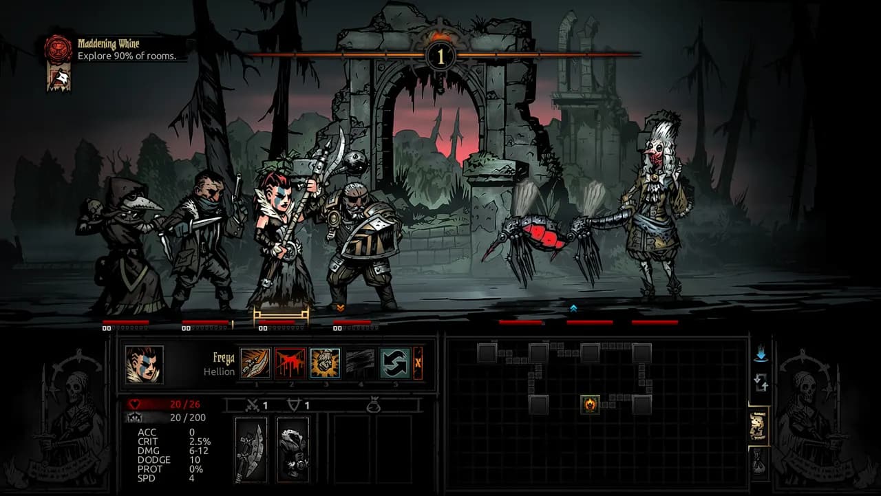 DARKEST DUNGEON THE CRIMSON COURT Steam — zrzut ekranu 2