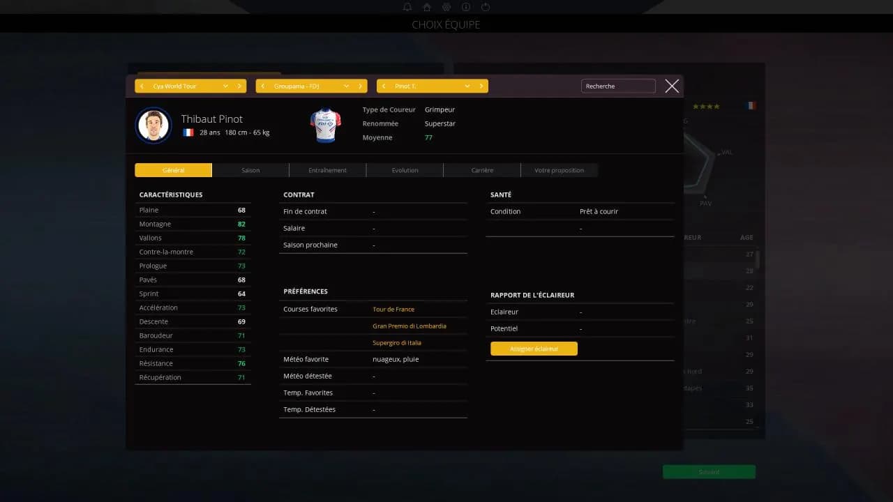 PRO CYCLING MANAGER 2019 Steam — zrzut ekranu 2