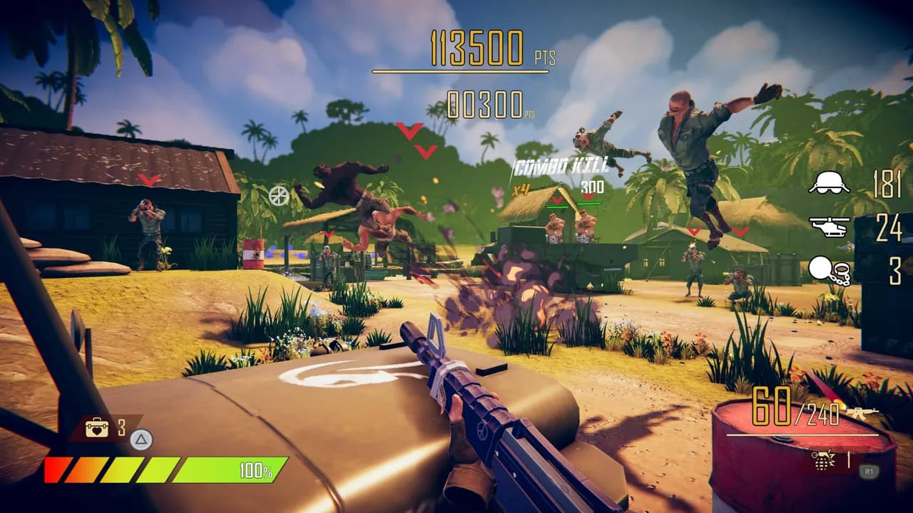 OPERATION WOLF RETURNS FIRST MISSION Xbox Series X/S — zrzut ekranu 3