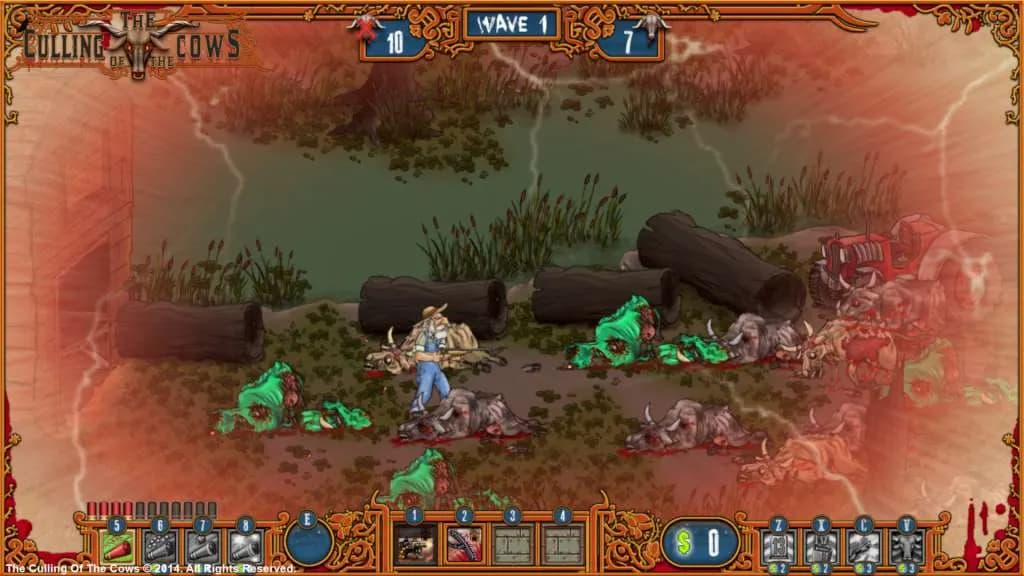 THE CULLING OF THE COWS Steam — zrzut ekranu 1 z 6