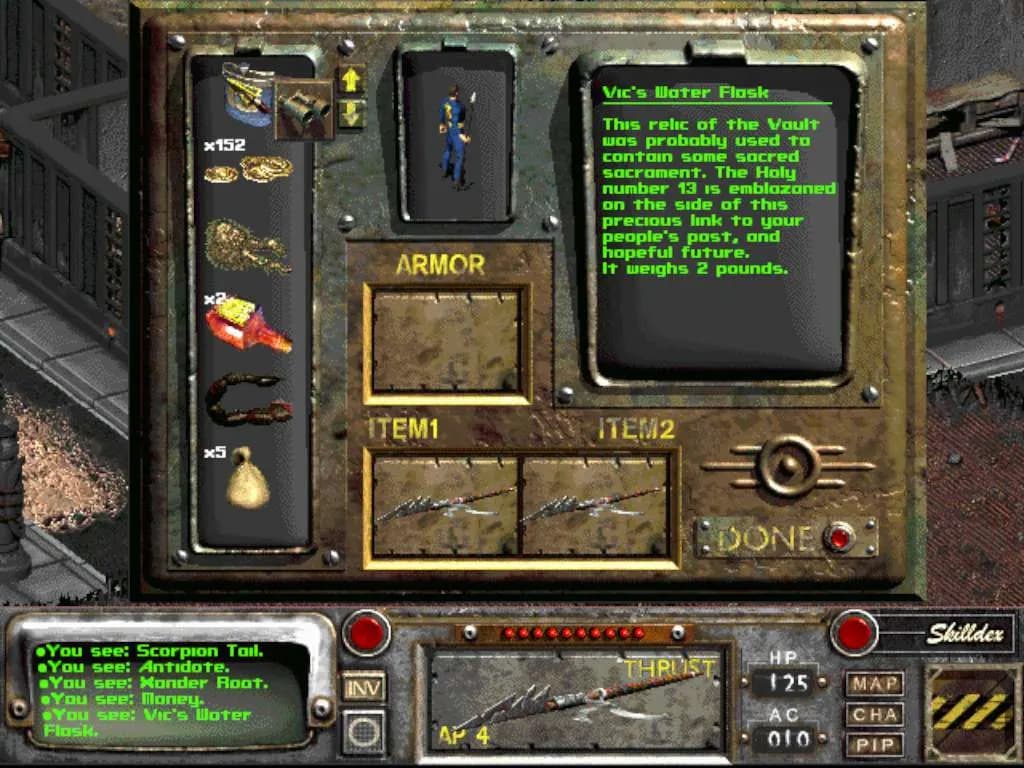 Fallout 2: A Post Nuclear Role Playing Game STEAM KLUCZ — zrzut ekranu 1 z 6