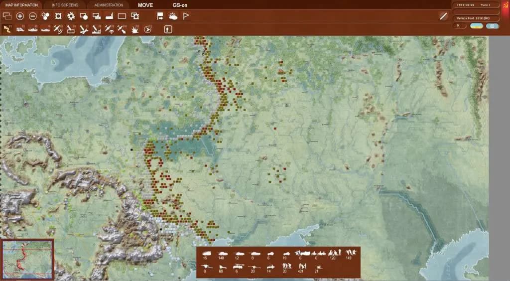 GARY GRIGSBY'S WAR IN THE EAST Steam — zrzut ekranu 1 z 6