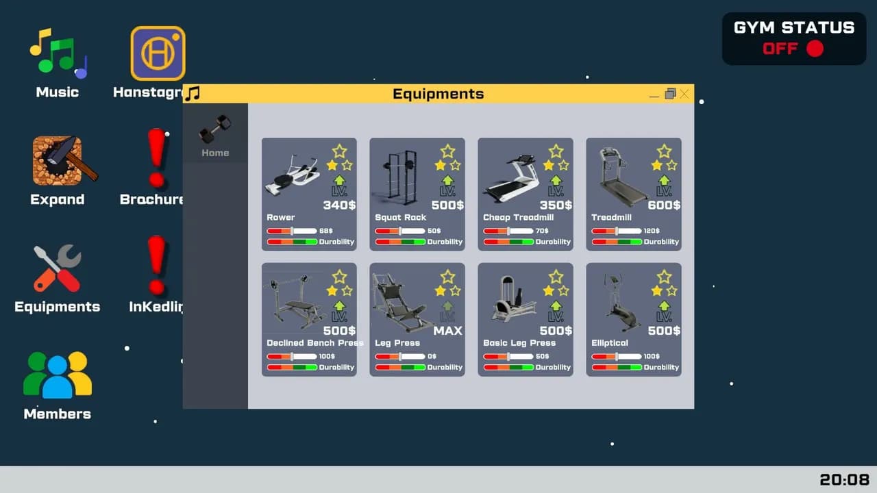 Gym Manager STEAM KLUCZ — zrzut ekranu 4