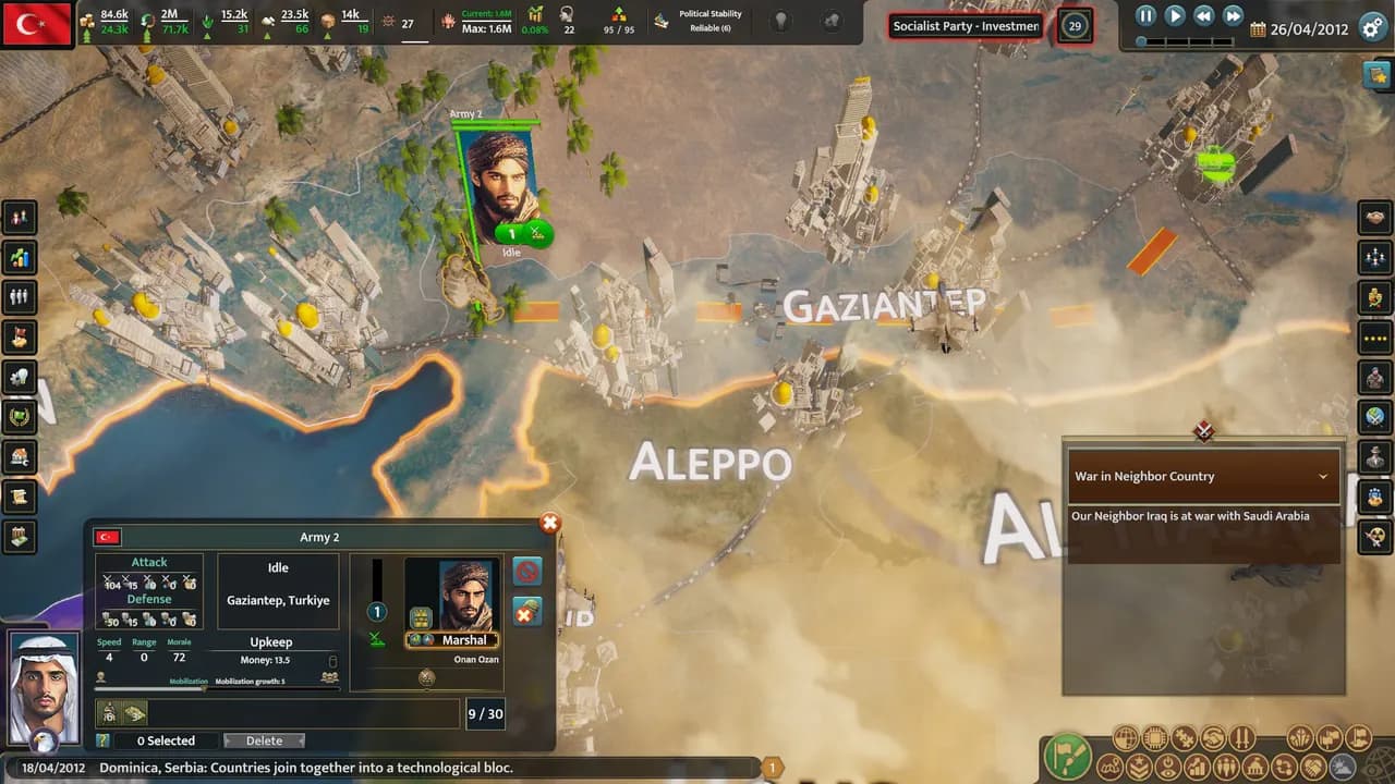 REALPOLITIKS 3 EARTH AND BEYOND Steam — zrzut ekranu 5