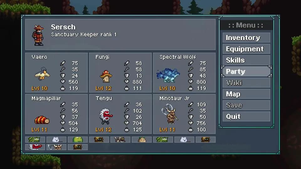 MONSTER SANCTUARY Steam — zrzut ekranu 1 z 6