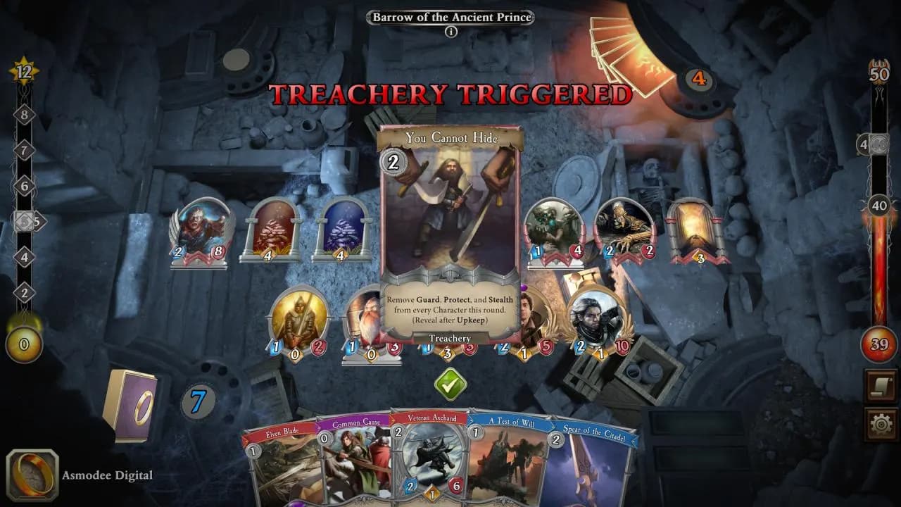 THE LORD OF THE RINGS ADVENTURE CARD GAME Steam — zrzut ekranu 1 z 6