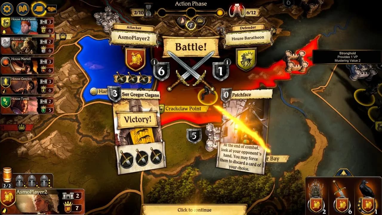 A Game of Thrones: The Board Game Digital Edition STEAM KLUCZ — zrzut ekranu 4