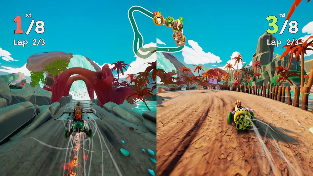 GIGANTOSAURUS DINO KART Xbox One & Series X/S — zrzut ekranu 1 z 6