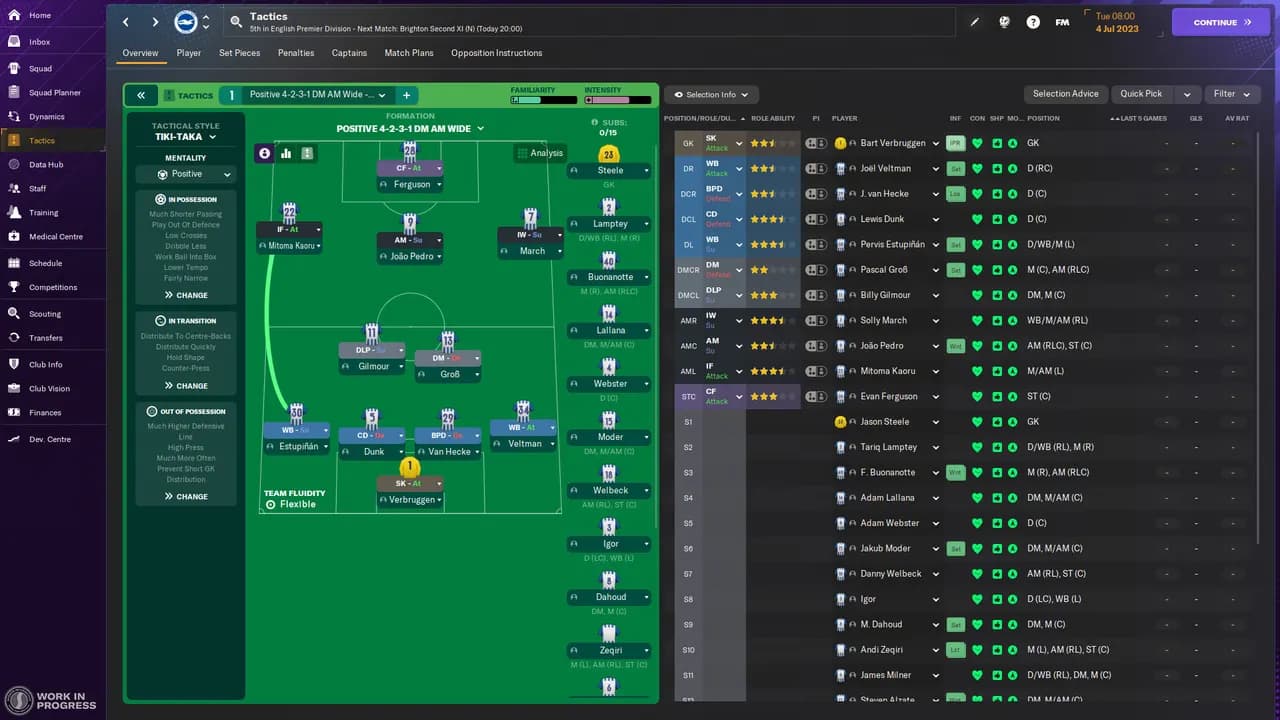 FOOTBALL MANAGER 2024 CONSOLE Xbox One & Series X/S — zrzut ekranu 1 z 5