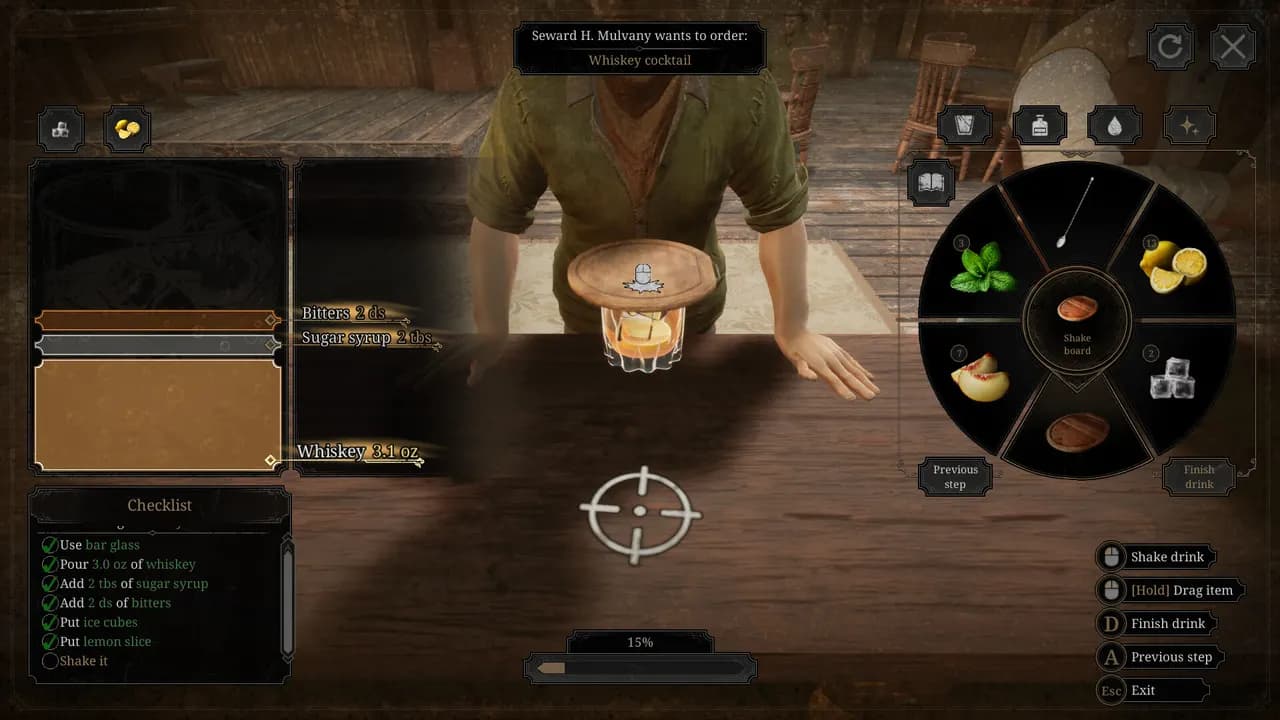 SALOON SIMULATOR Steam — zrzut ekranu 1 z 6