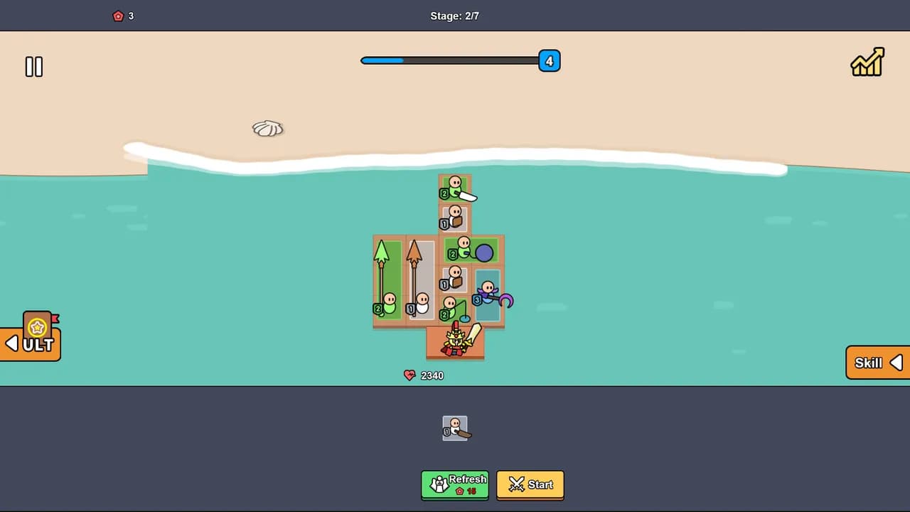 Beach Defense: Zombie Invasion — zrzut ekranu 2