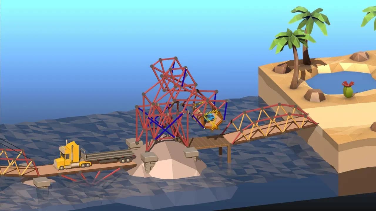 Poly Bridge 2 STEAM KLUCZ — zrzut ekranu 1 z 5