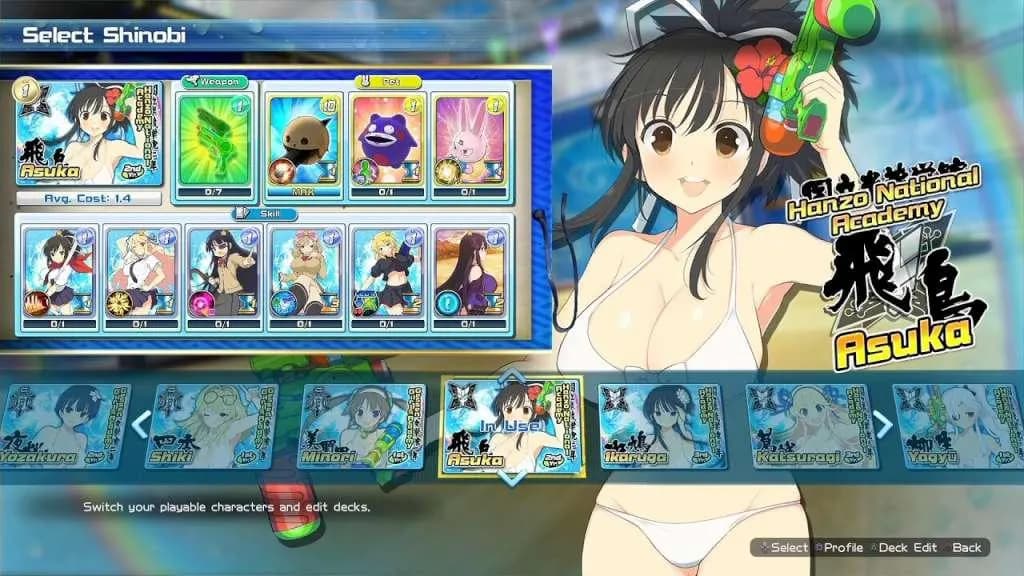 Senran Kagura Peach Beach Splash — zrzut ekranu 2