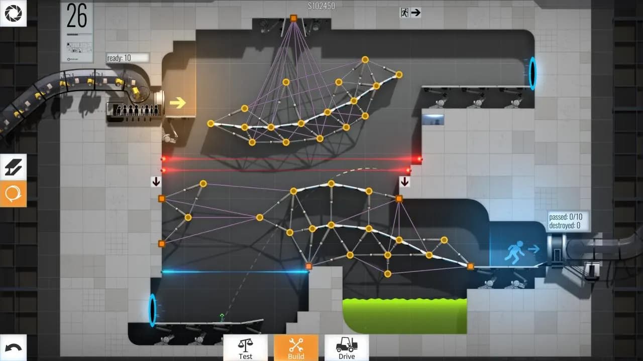 BRIDGE CONSTRUCTOR PORTAL Xbox One & Series X/S — zrzut ekranu 4