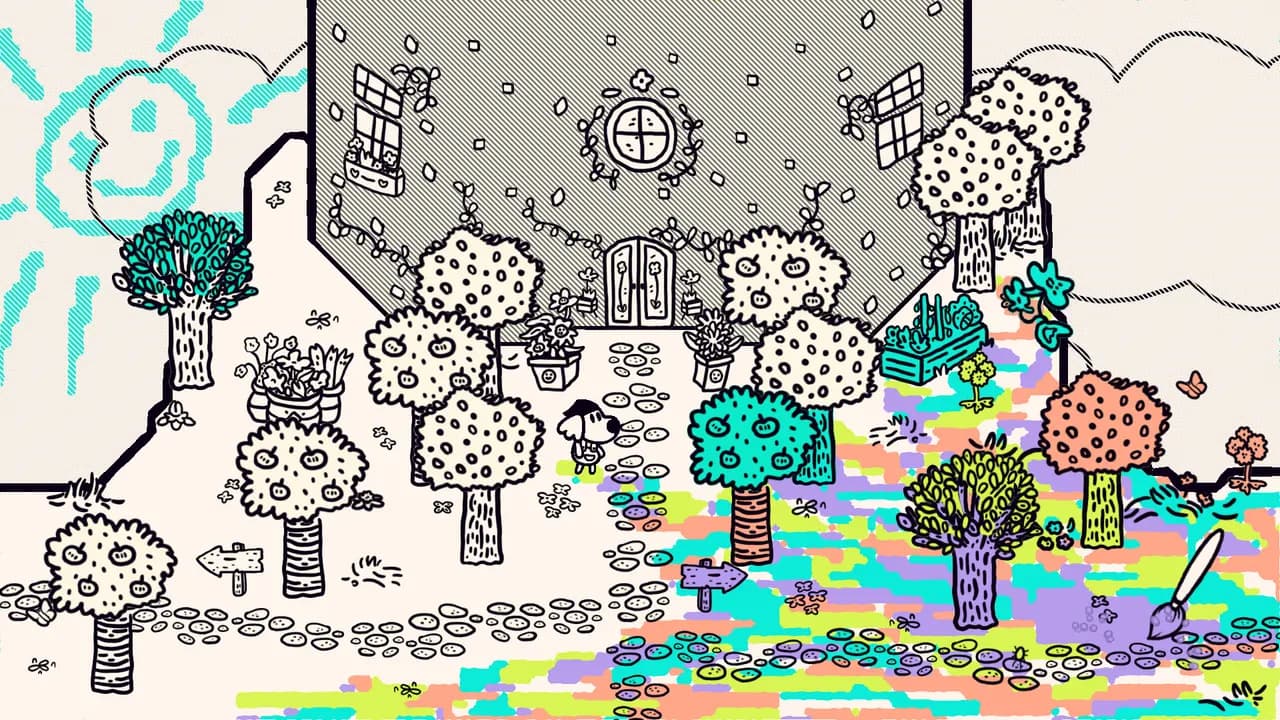Chicory: A Colorful Tale STEAM KLUCZ — zrzut ekranu 1 z 6