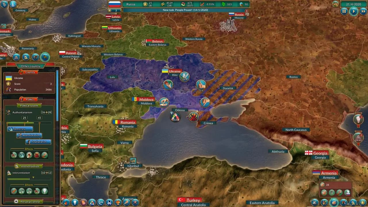 REALPOLITIKS NEW POWER Xbox One & Series X/S — zrzut ekranu 1 z 4