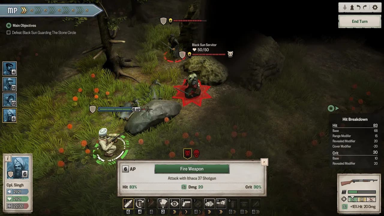 Achtung! Cthulhu Tactics — zrzut ekranu 4