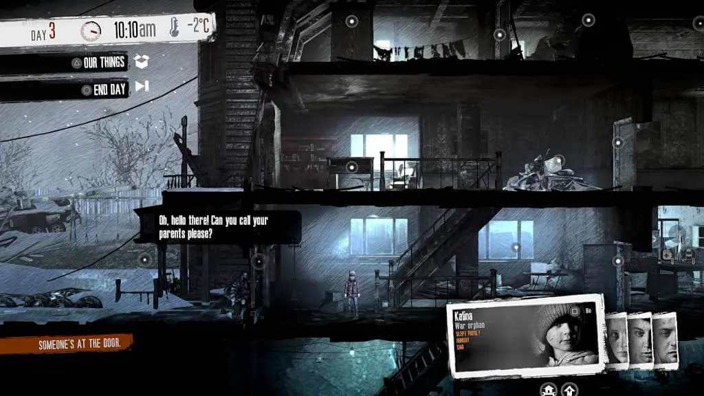 THIS WAR OF MINE: THE LITTLE ONES Xbox One & Series X/S — zrzut ekranu 4