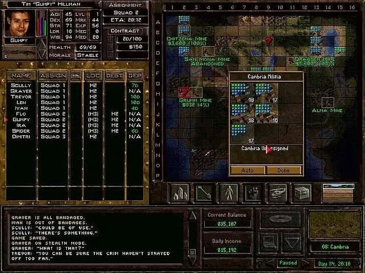 Jagged Alliance 2: Gold — zrzut ekranu 3