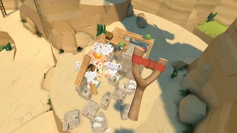 ANGRY BIRDS VR ISLE OF PIGS VR Steam — zrzut ekranu 3