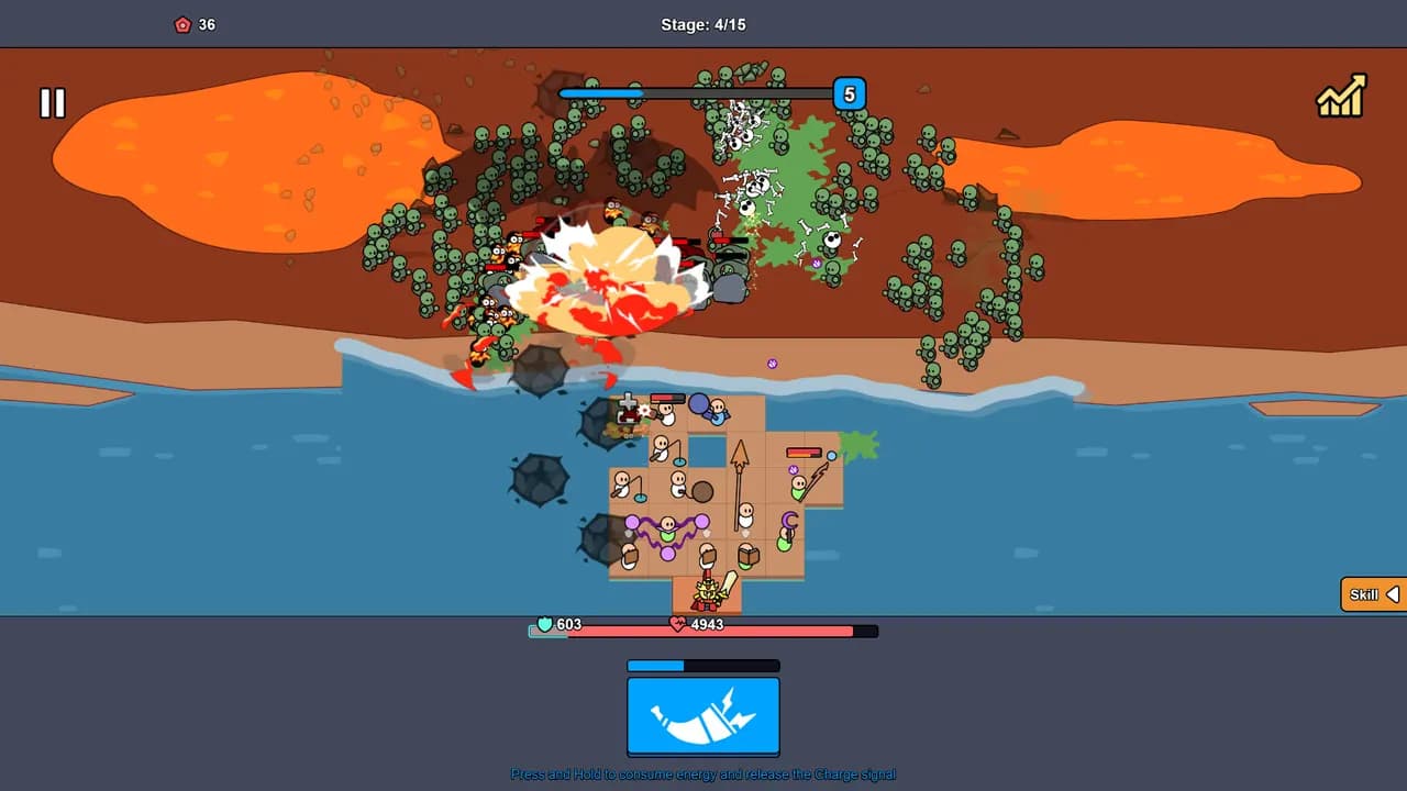 Beach Defense: Zombie Invasion — zrzut ekranu 3