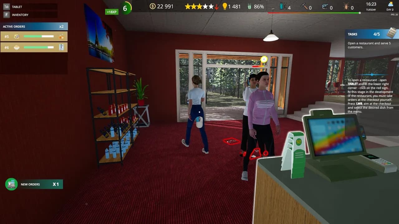 CAFE OWNER SIMULATOR Steam — zrzut ekranu 6