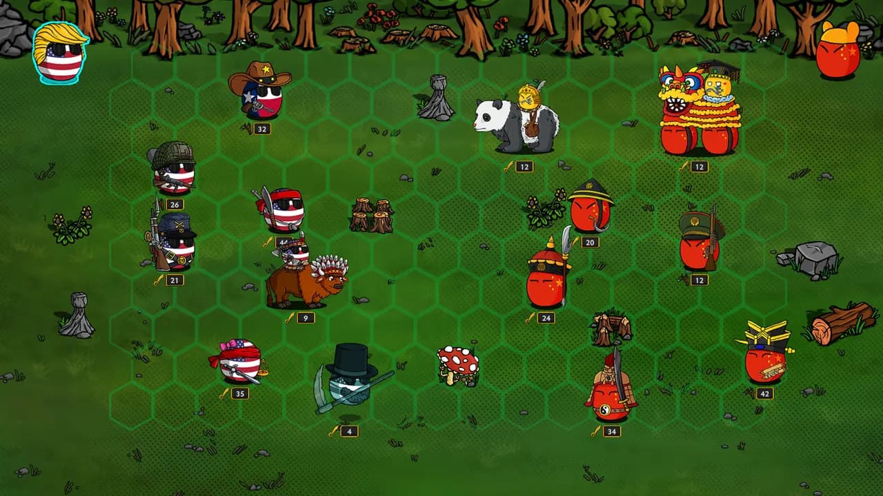 COUNTRYBALLS HEROES Steam — zrzut ekranu 3
